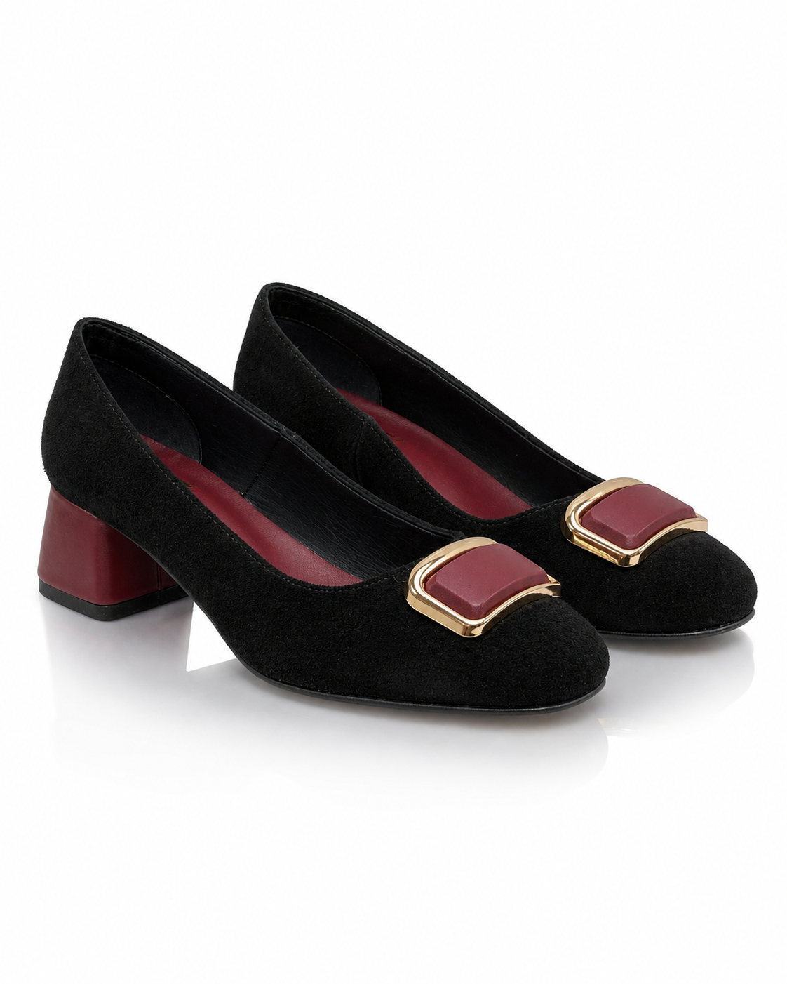 ЕЛЕГАНТНИ ОБУВКИ NORAH BLACK & RED